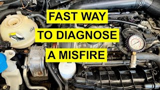 Fast Way To Diagnose A Misfire - P0300, P0301-P0308- Any Vehicle