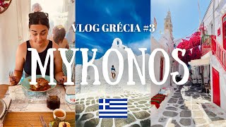 VLOG GRÉCIA #3 - Paraportiani, Gyros, Praias e Centro de Mykonos 🇬🇷