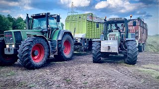 Wjazd Fendta z Strautmann☆ ☆Zwożenie Trawy na Pryzmę 2021☆Fendt Vario 716,Fendt 916, CLAAS QUANTUM☆