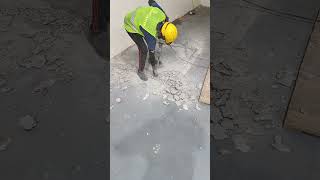 concrete dismantling #youtubeshort #constuction