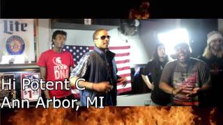 Detroit Rap Battle | HI POTENT C VS GENGHIS GANJ