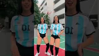 Two Argentinian girls dancing to a Brazilian song 🇦🇷🔥