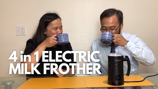 4  in 1 Milk Steamer | Electric Milk Frother