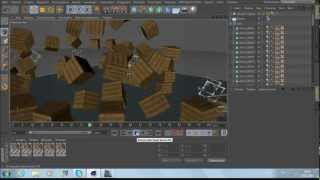 Туториал! Взрыв в мире minecraft - Cinema 4D