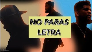 No paras - Madiel Lara | Letra | Lyrics