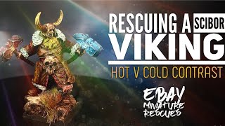 Rescuing a Viking from Scibor Miniatures