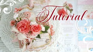 Ozdoba scrapbooking - jak zrobić tag ozdobny w stylu vintage - darmowy warsztat scrapbooking