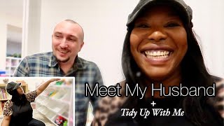 VLOG: Meet My Husband Of 20 Years!! | Rec Room Tour + Tidy Up With Me | Sarah Latouche