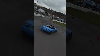 Drone video Racing the 430whp Miata at King Of the Mountain