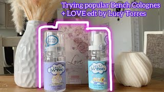 BENCH Bambino colognes + LOVE by Lucy Torres Gomez