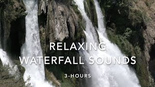 Sound of Waterfall Without Music, Relaxing Nature Sound of Waterfall for Sleep, Waterfall Sounds