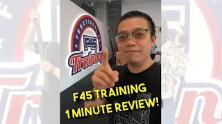 MY F45 TRAINING WORKOUT EXPERIENCE! #shorts #shortsvideo #f45training