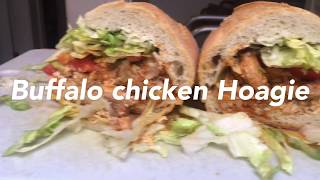 The Best Simple Buffalo Chicken Hoagie/Sandwich Recipe