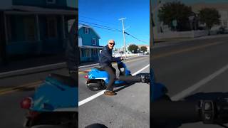 Ebike Beats Joe Biden On Gas Scooter😂⚡️🤯 #ebikelife #electricbike #scooter