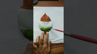 Draw😍 our national flag🇮🇳 on the leaves🍃