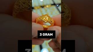 gold ring design | lightweight gold ring | gold ring for girls #gold #ytshorts #viral #goldrings