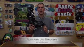 Atomic Hawx Ultra 80 Womens ski boot preview 2017