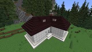 My first house in minecraft (how to build in 5 min)