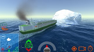 Big Ship VS Iceberg - Ship Handling Simulator