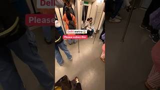 What’s happening in Delhi metro #delhimetrotrain #delhimetro #shortsviral #trending #india