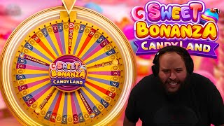 WE WENT ALL IN ON THE SWEET BONANZA CANDYLAND WHEEL AND THIS HAPPENED...