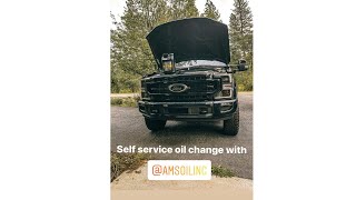 Amsoil Change On A 2022 F-350 Tremor Super Duty