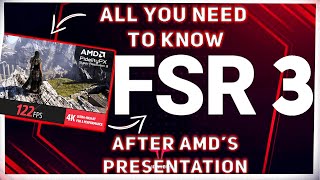 AMD FSR 3 All We Know After AMD Presentation/New Details Of FSR 3 #fsr3 #amdpresentation #date