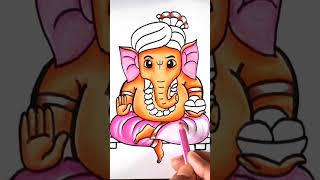 Ganpati Ki Drawing #shorts #ganesh #drawing #shortsfeed #youtubeshorts