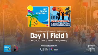 Day 1 - Field 1 | IKF World Beach Korfball Championship 2024