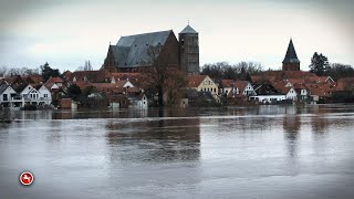 Hochwasser in Niedersachsen: Landkreis Nienburg und Verden