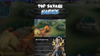 Martis Savage 💥 Paling Barbar - Form Subscriber #ranitsgaming #savagemlbb #mlbb