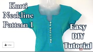 Neckline Kurti Pattern