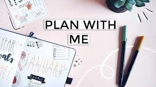 January Plan With Me | New tools + stickers!