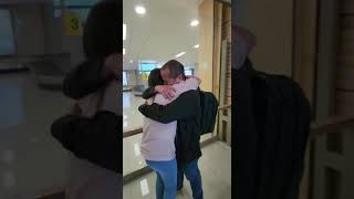 Siblings Scott and Jenny Embrace for the First Time