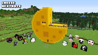 SURVIVAL CHEESE HOUSE WITH 100 NEXTBOTS in Minecraft - Gameplay - Coffin Meme