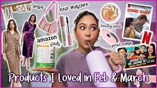 Products I LOVED in FEB & MARCH 🩷 Amazon Finds, Outfits, New On Netflix, Youtubers? ThatQuirkyMiss