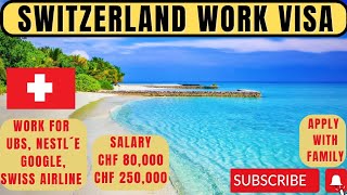 Switzerland Country Work Visa 2024 | Switzerland Jobs | Europe | Moving Abroad | Migrate With OGE