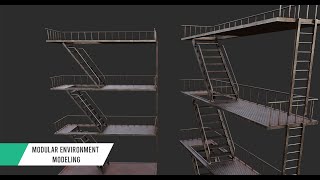 Modular Environment Modeling in Maya & Substance Painter - pt.3 UV Unwrapping