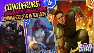 BEST Tournament Decks from Marvel Snap Creators! Conquerors Summer Snap!