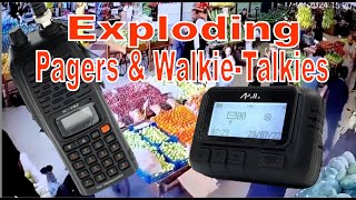 Exploding Pagers & Walkie-Talkies - Gold Apollo - Icom IC-V82