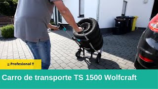 Carro de transporte TS 1500 Wolfcraft ¡Profesional! #tools #bricolage #transporte #vehicles