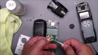 How to fix the buttons in the Uniden TCX905 cordless phone