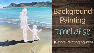 How to Paint a Beach Scene With Oils: Time Lapse - By Artist, Andrea Kirk | The Art Chik