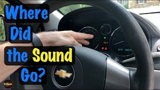 2007 - 2010 Loss of Blinker & Chime Sounds ~ Front Speaker Replacement (Chevy Cobalt & Pontiac G5)