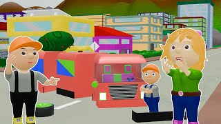 Oleas Bus geht kaputt | BlockxBuddys Kinderfilme auf Deutsch | Cartoons für Kinder | Folge 35