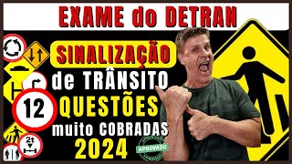 EXAME DO DETRAN 2024 - PROVA DE LEGISLAÇÃO DE TRÂNSITO 2024 - SIMULADO DO DETRAN QUESTÕES 2024