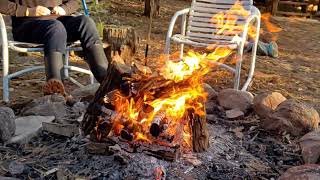 Campfire Super-slow-mo (Samsung Galaxy S10+)