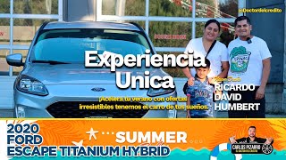 Estamos felices y muy contentos - 2020 Ford Escape Titanium Hybrid - Doctor del Credito