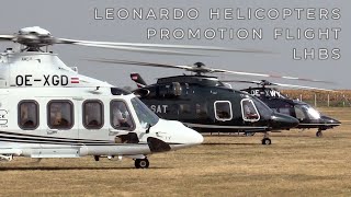 Leonardo Helicopters - Promotion flight at LHBS