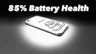 85% Battery Health iPhone SE2 - Drain Test